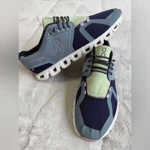 $180 On Running Cloud 5 Push Cobble Flint Blue Green Pink Sneakers 10